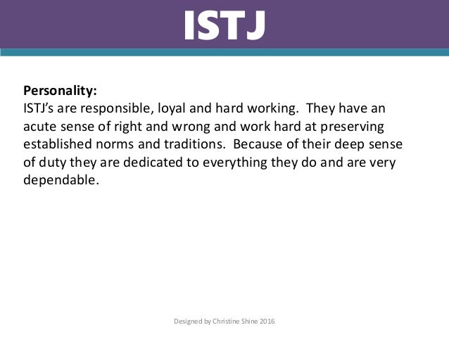 Good careers for istj